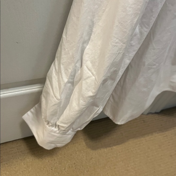 H&M White Ruffled Women's Top - Picture 3 of 6